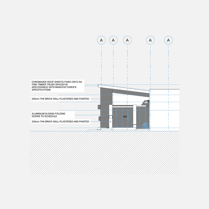 ArchiCAD Elevation Graphic Preset (GOC Gray-Cyan-Gray)