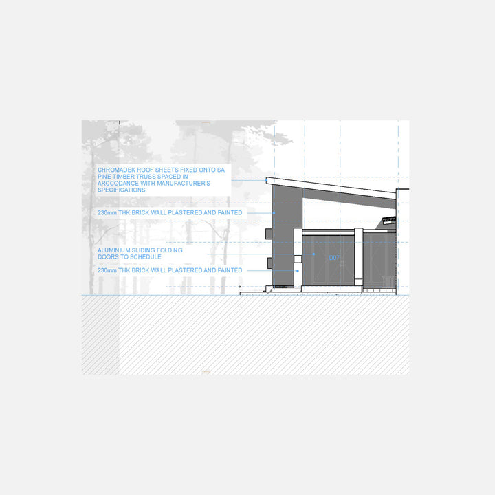 ArchiCAD Elevation Graphic Pack (cyan-blue)