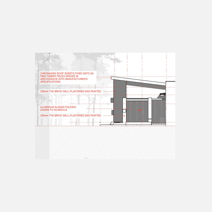 ArchiCAD Elevation Graphic Pack (red-gray)