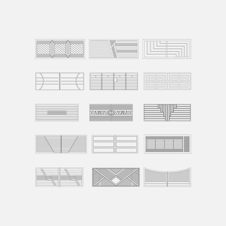 15 contemporary ArchiCAD  gates