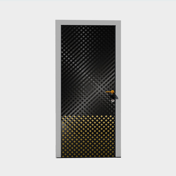 Modern ArchiCAD mesh door design