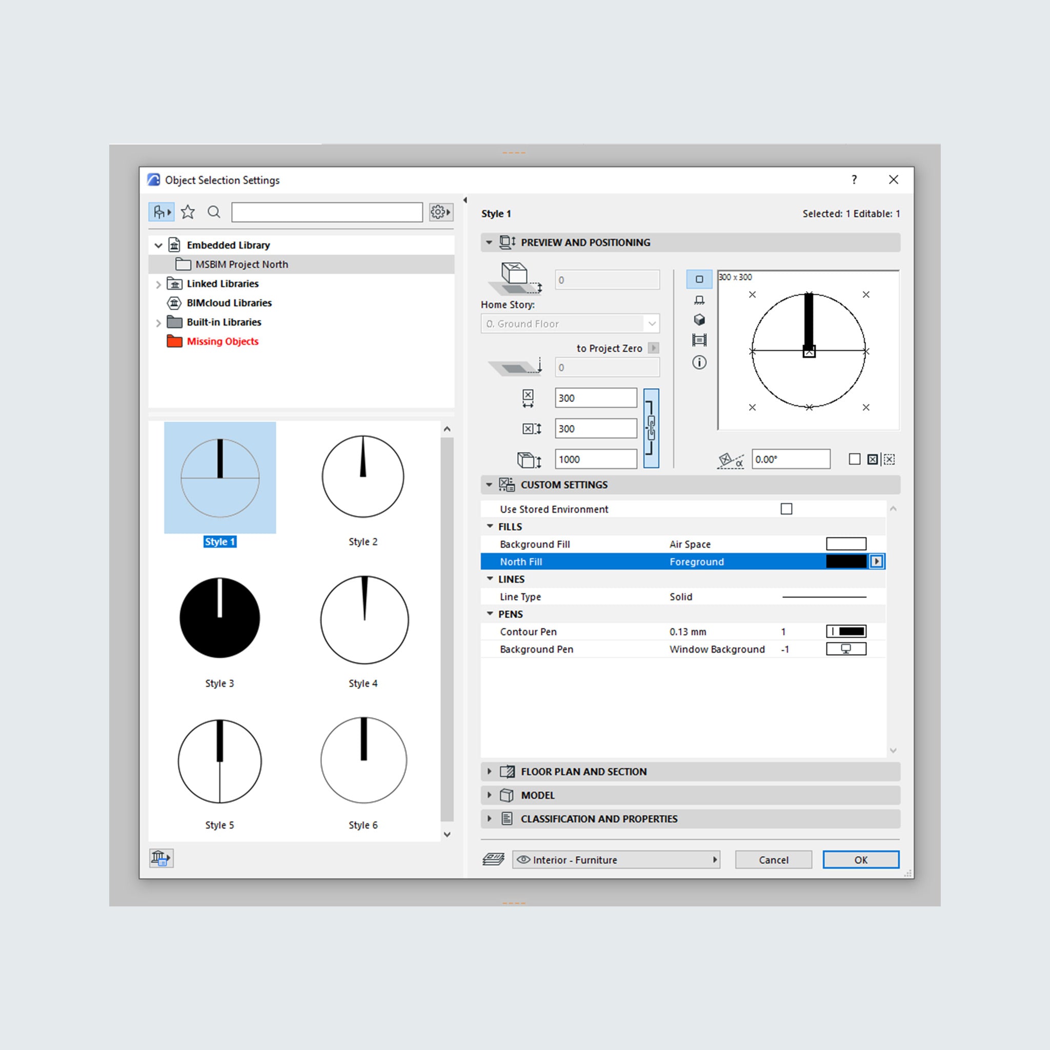 ArchiCAD 2D North Symbol Library – MesolightBIM