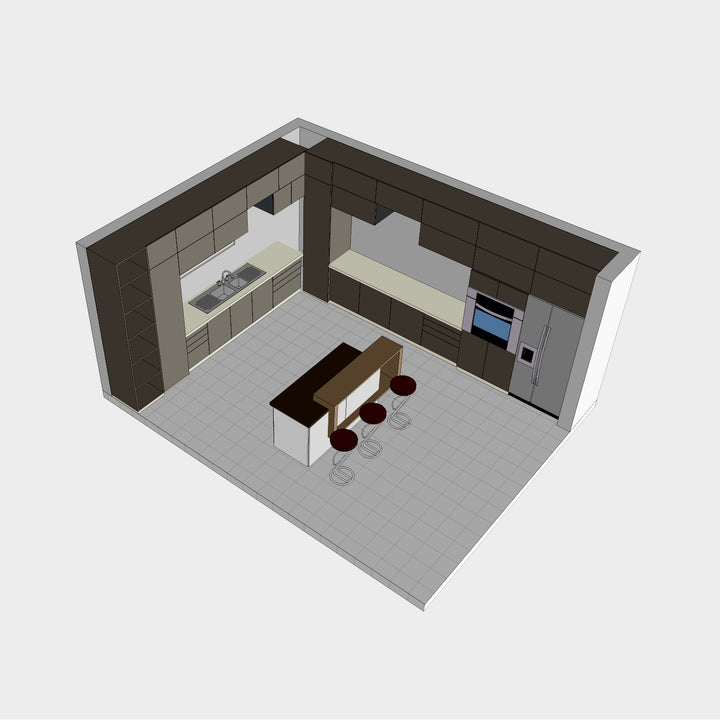 3D kitchen design